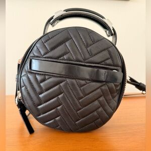 Mackage Black Quilted Crossbody Bag